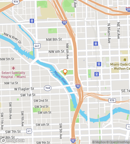 Χάρτης περιήγησης με τα πόδια για το κυνήγι θησαυρού Ghosts of Magic City: A Miami Hunt