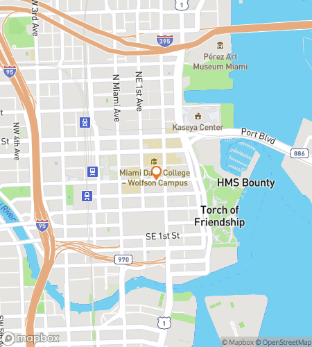 Map of scavenger hunt walking tour for Bullish on Wolfson