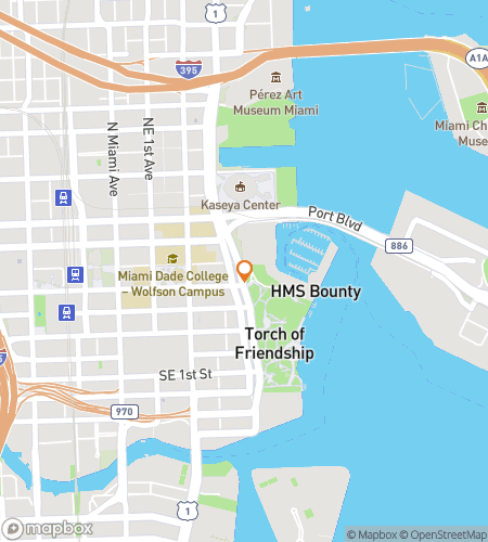 Map of scavenger hunt walking tour for After Sunrise, Miami