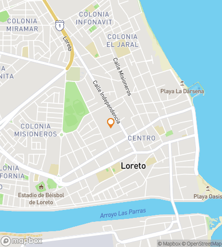 Map of scavenger hunt walking tour for Loreto Unveiled: Baja’s Timeless Escape