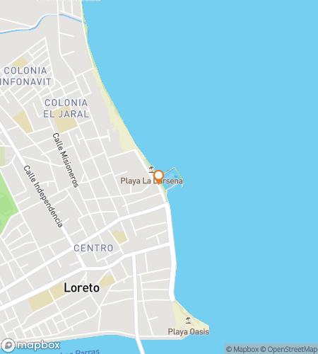 Karta över skattjaktsvandring för Loreto Unveiled: Bajakustens Tidskapsel