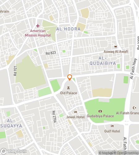 Map of scavenger hunt walking tour for Bab Al Bahrain “Snap & Seek” Quest