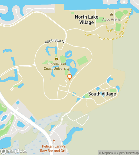 Aarteenmetsästyskierroksen kartta Wings Over Water: The FGCU Hunt -tehtävään