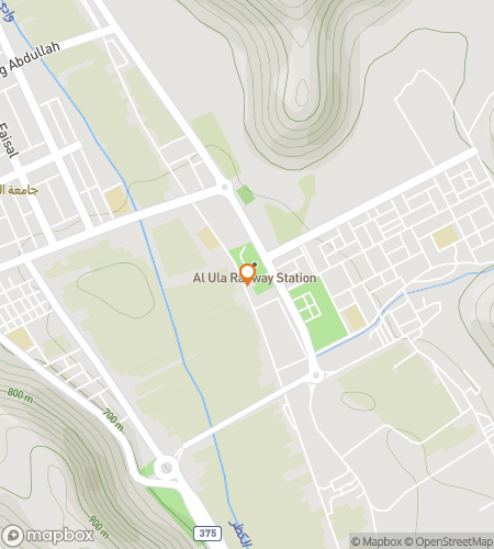 Map of scavenger hunt walking tour for Ula-la!: A Desert Hunt