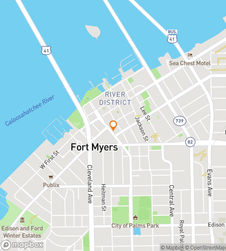 Map of scavenger hunt walking tour for His Greatest Invention