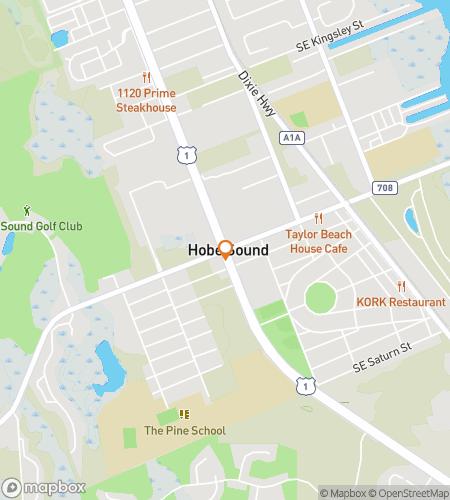 Map of scavenger hunt walking tour for Hobe Sound Paddle Paths & Pine-Flatwoods Quest