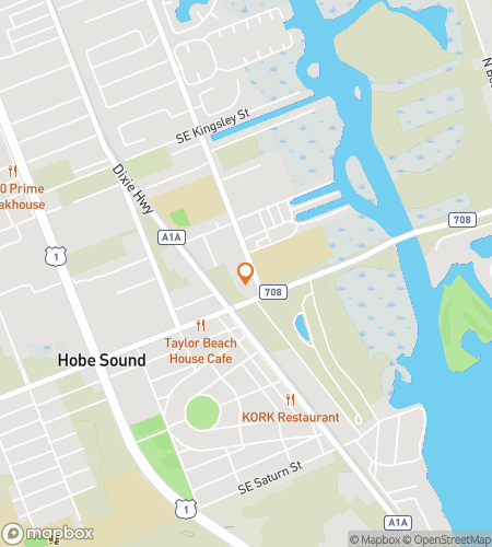 Map of scavenger hunt walking tour for Hobe Sound Paddle Paths & Pine-Flatwoods Quest