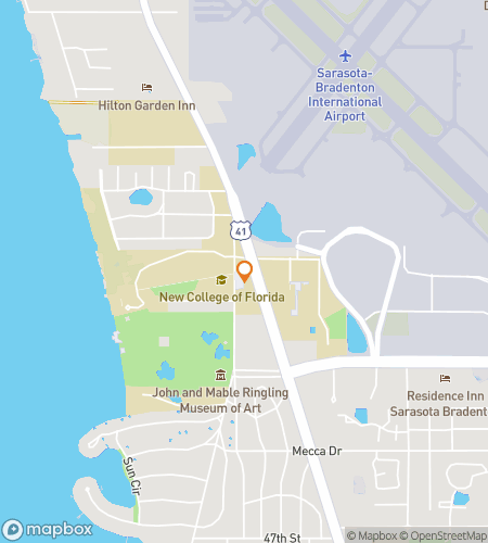 แผนที่ทัวร์เดินล่าสมบัติสำหรับ New College of Florida Hunt