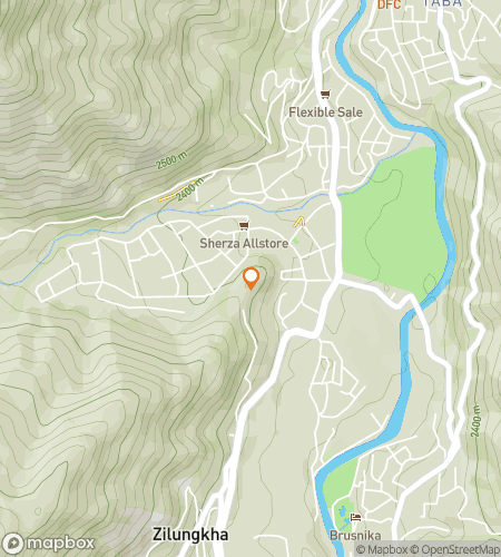 Map of scavenger hunt walking tour for Buddha Dordenma & Breezes Quest