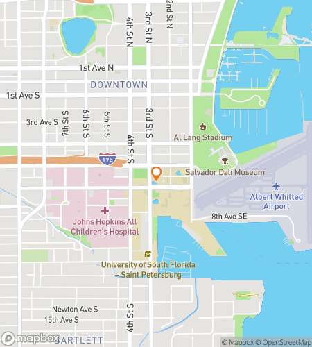 Mapa «špionážní» pěší prohlídky pro University of South Florida Hunt