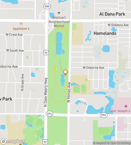 Map of scavenger hunt walking tour for Roam the Park: Al Lopez Edition