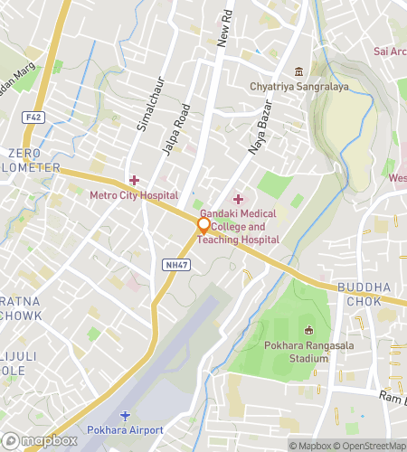 Map of scavenger hunt walking tour for From Peaks to Pagodas: Secrets of Pokhara