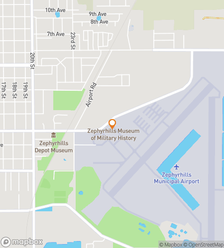 Map of scavenger hunt walking tour for Zephyr-ly Fun in Zephyrhills&excl;