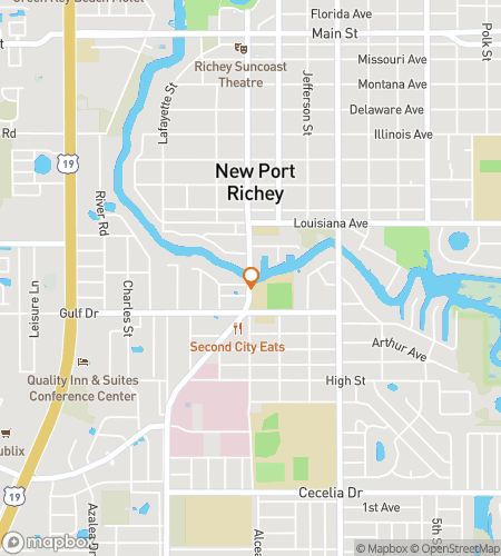 Map of scavenger hunt walking tour for All Hands on Port: The Deck-Ready Richey Quest