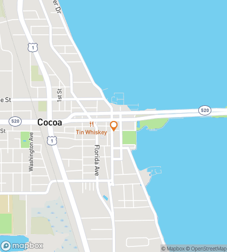 Map of scavenger hunt walking tour for Life’s a Beach, Cocoa!: The Atlantic Adventure Chase