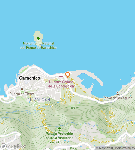 Mapa scavenger hunt procházky pro The Hidden Harbor Hunt of Garachico