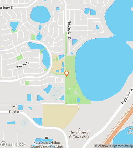 Map of scavenger hunt walking tour for Wander & Wonder: Dr. P. Phillips Park Edition