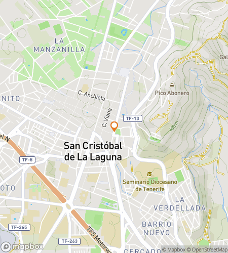Map of scavenger hunt walking tour for City of Light: The La Laguna Quest