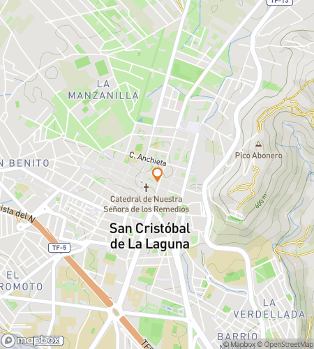 Mapa pěšího prohlídky s hledáním pokladu pro Město světla: La Laguna Quest