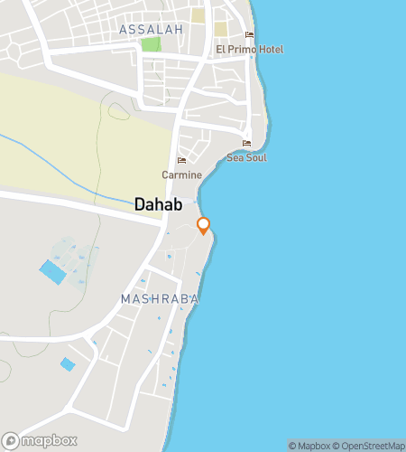 Map of scavenger hunt walking tour for Blue Holes & Hidden Souls: Secrets of Dahab
