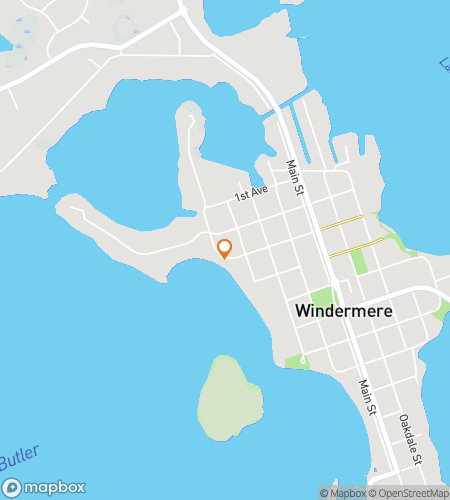 Map of scavenger hunt walking tour for Breezin&rsquo; Through Windermere