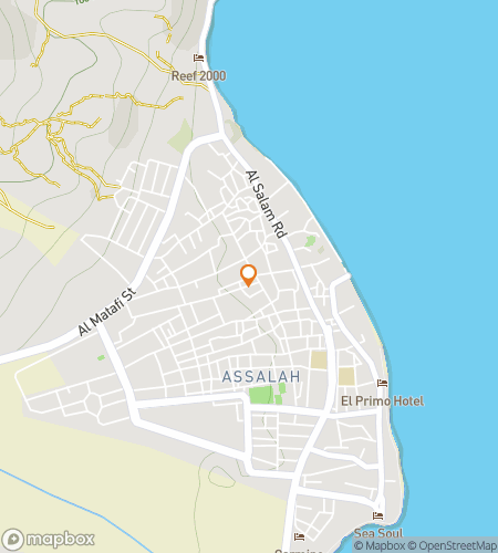 Map of scavenger hunt walking tour for Blue Holes & Hidden Souls: Secrets of Dahab