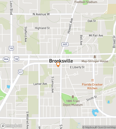 Carte de la chasse au tr&eacute;sor pour All Rise &agrave; Brooksville Hunt