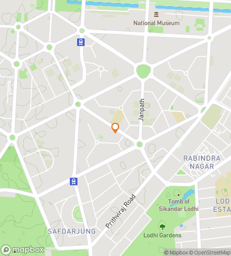 डिलाइटफुल दिल्ली रिडल रैम्पेज के लिए स्कैवेंजर हंट वॉकिंग टूर का नक्शा