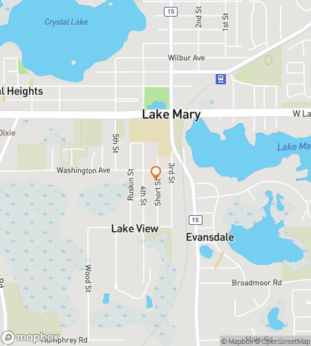 Carte du circuit p&eacute;destre de chasse au tr&eacute;sor pour Mary Go Roam &colon; Une chasse au tr&eacute;sor &agrave; Lake Mary