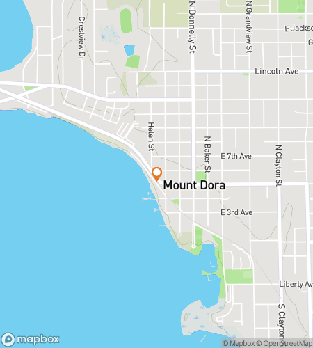 Mapa de caça ao tesouro com percurso a pé para o Brilho do Sol da Flórida em Margens Deslumbrantes do Lago