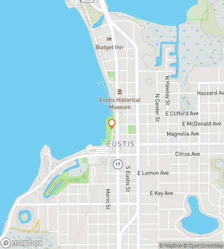 Mapa do passeio a pé de caça ao tesouro para Eustis Escapades Extravaganza