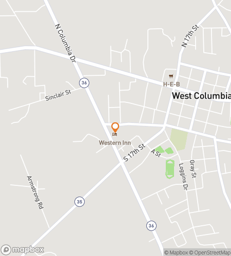 Map of scavenger hunt walking tour for Columbia‘s Treasure Trove Trail