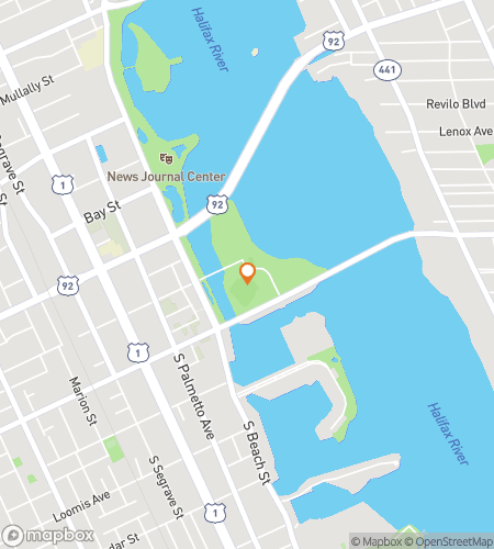 Map of scavenger hunt walking tour for History Beyond The Beach