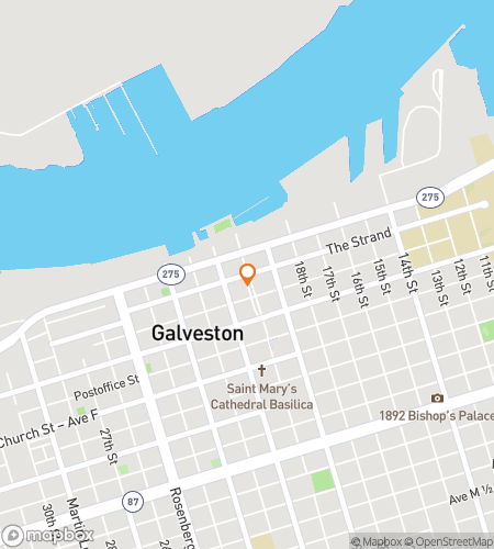 Map of scavenger hunt walking tour for Texas-Sized Fun