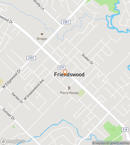 Map of scavenger hunt walking tour for Heritage Hunt: Friendswood Edition