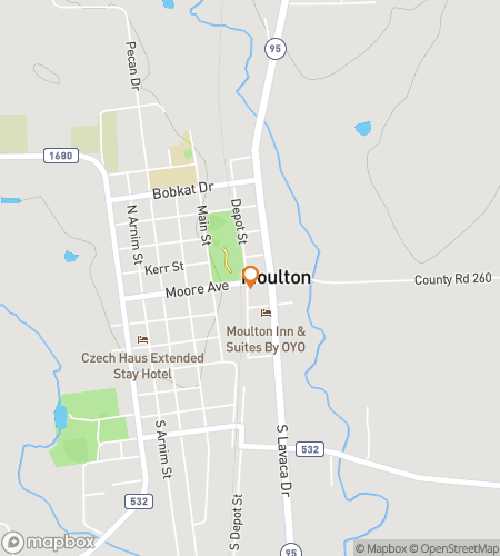 Map of scavenger hunt walking tour for Moulton‘s Marvellous Mystery Hunt