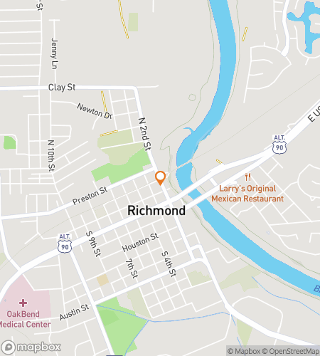 Map of scavenger hunt walking tour for Boots, Clues & Downtown View