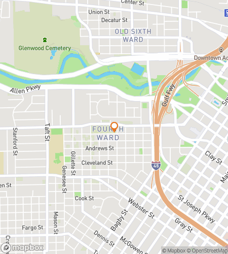 Map of scavenger hunt walking tour for Fourth Ward Funtastic Scavenger Hunt