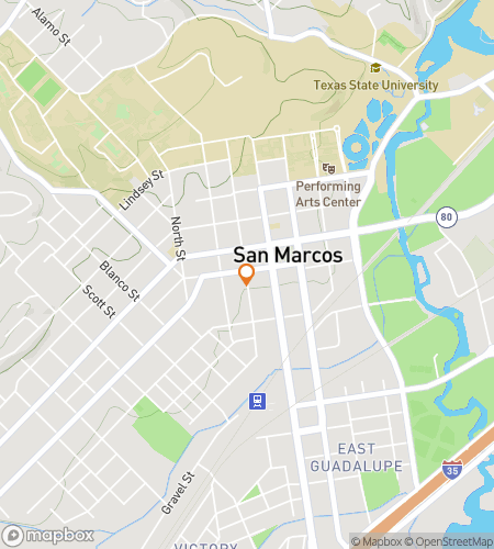 Map of scavenger hunt walking tour for San Marvelous Mystery Hunt