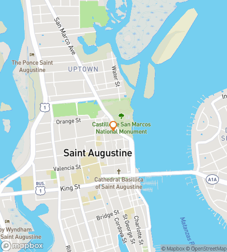 K&auml;velykierroksen aarteenmets&auml;styskartta St&period; Augustine&colon; The Ancient City Adventure Walk -seikkailuun