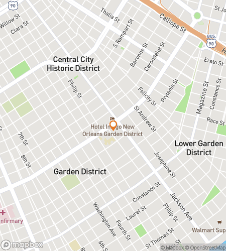 New Orleans Harikalar Şöleni yürüyüş turu hazine haritası