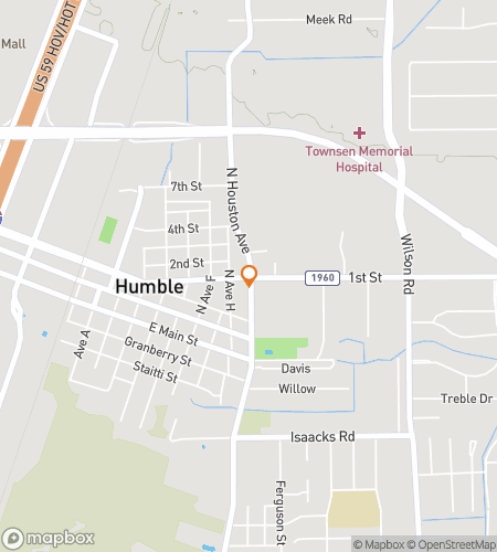 Map of scavenger hunt walking tour for The Humble Hustle: Boomtown Edition