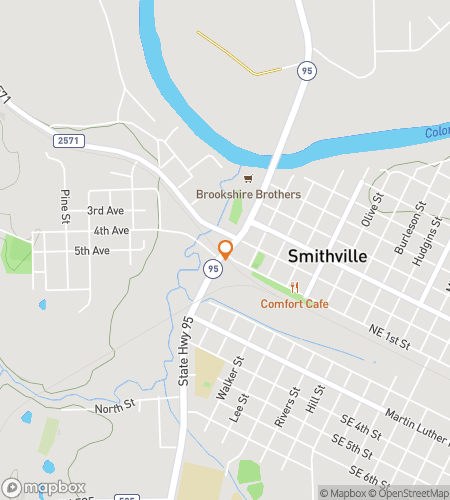 Harta turului pietonal cu vânătoare de comori pentru Cursa Nebună a Creaturilor din Cuero