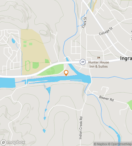 Map of scavenger hunt walking tour for Ingram‘s Ingenious Adventure Hunt