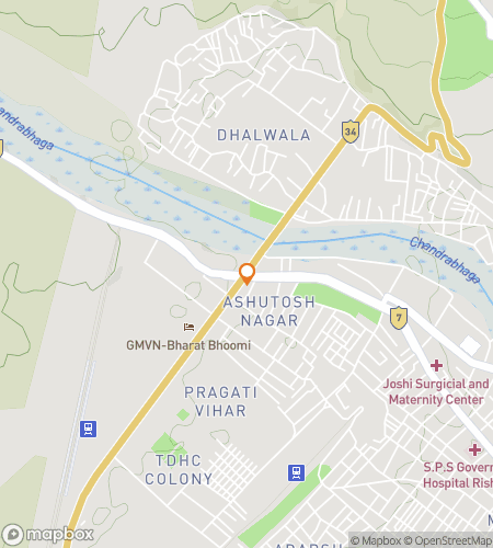 Map of scavenger hunt walking tour for Bridges, Bells & Blessings