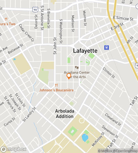 Hartă pentru turul pietonal cu vânătoare de comori pentru Lafayette Înflorită Complet