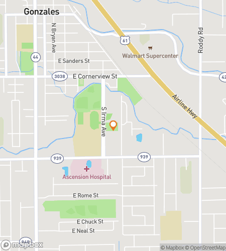 Map of scavenger hunt walking tour for Gator Gumbo Galore Hunt