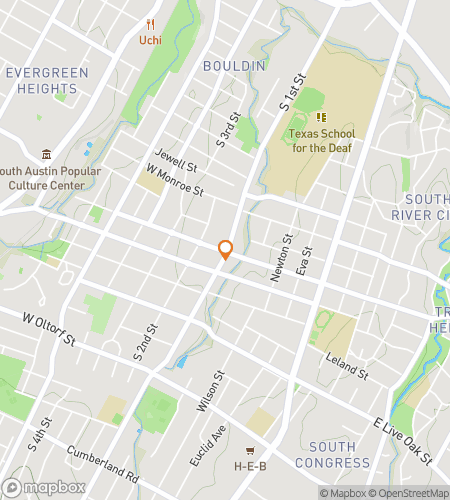 Map of scavenger hunt walking tour for Amble Around Austin 