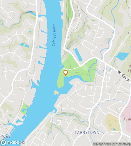 Hartă a turului pedestru de vânătoare de comori pentru vânătoarea de comori din Westview On Lake Austin Austin