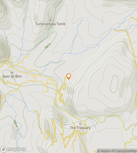 Map of scavenger hunt walking tour for Lost City of Stone: The Petra Hunt